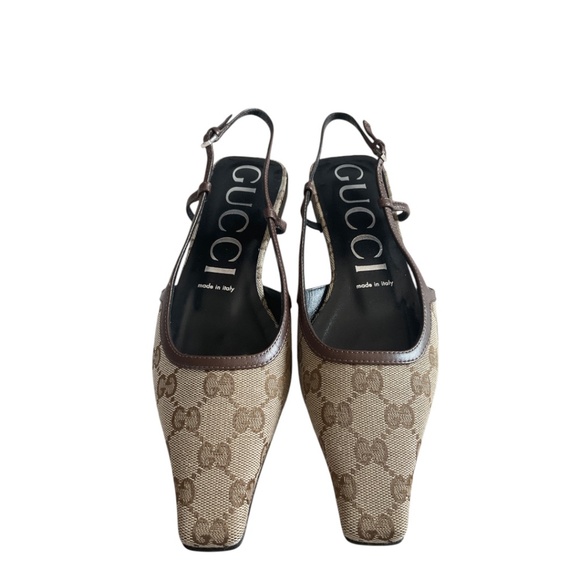Gucci Beige and Brown Flats - Picture 4 of 16